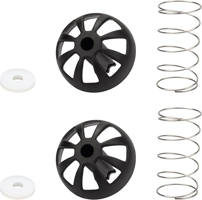 2 Pack Coffees Machine Brew Basket Bottom Spring Loaded Stopper Kits Replacement for Mr. Coffee Coffee Machine Accessory 185774-000-000 185774 000 000 112435-000-000 Hamilton 990117900 990237500