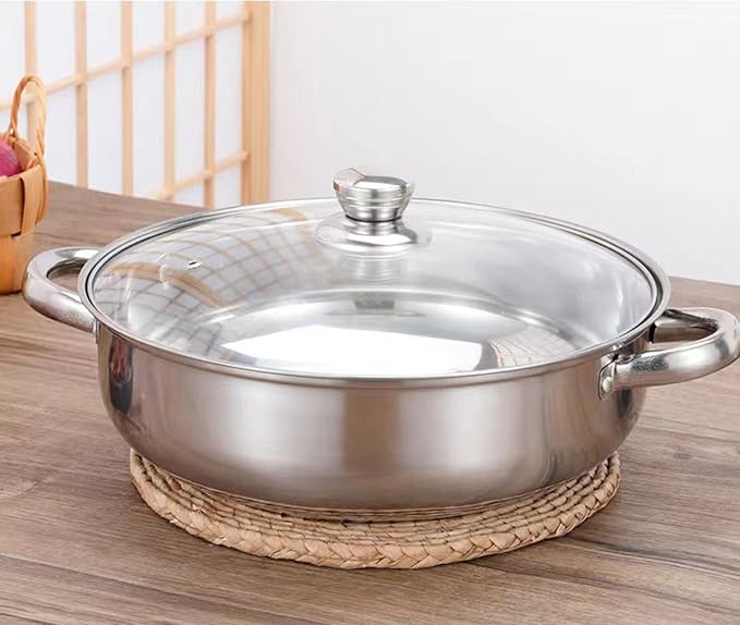 Steamer for Cooking, 5.0 Quarts Stainless Steel Steamer Pot, 2-Tier Food Steam Pots with Lid for Cooking Vegetables, Seafood, Soups, Stews and Pasta, 11 x 6.1 inch