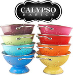 Calypso Basics by Reston Lloyd Powder Coated Enameled Colander, 1.5 Quart, Lime