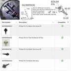 Food Grade Silicone O Ring Repair Kit, To Solve Boiler Pin Brew Group Hot Water Issues, Compatible For Philips Coffee Machines (Expand)