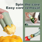 2PCS Pepper corer seed remover,Upgrade2 in 1 Fruit Pepper Seed Corer Remover,Quickly Cutting and Deseeding Bell Pepper Corer Tool for Vegetables Kitchen Gadget