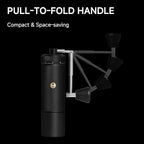 Manual Coffee Grinder S3 ESP TIMEMORE, External Adjustment, Designed for Espresso, Upgrade Integrated All-Metal Body, Folding Handle, Black