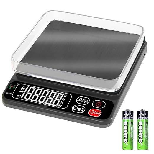Mini Pocket Jewelry & Food Scale - Digital Weight 1000g/0.01, Precision Gram Scale Grams and Ounces, Auto Off, Tare, LCD Display, 4 Units Tare for Powder, Gem, Coffee, Coin, Tea, Weed