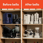 BELLA VersaBrew 2-in1 Coffee Maker, K-Cup compatible, Brew 3 Sizes Carafes & Single Serve Cups, Dishwasher Safe Reusable Filter & Filter Holder, Iced Coffee Function, 60oz Tank, Seaglass