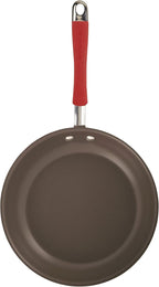 Rachael Ray - 87630 Rachael Ray Cucina Hard Anodized Nonstick Cookware Pots and Pans Set, 12 Piece, Gray with Red Handles