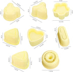 3 Pack Rice Ball Mold, Sushi Mold Diy Sushi Cooking Tools For Japanese Boxed Meal Children Bento,Kitchen Tools Sushi Plates Rice Ball Mold Non Stick Sushi Rice Making Kit (Yellow, Circle)