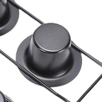 GLOGLOW 6 Cup Popover Pans, Deep Non Stick Sturdy Heavyweight Carbon Steel Bakeware Easy to Popover Pan for Pudding Muffins Popovers Baking