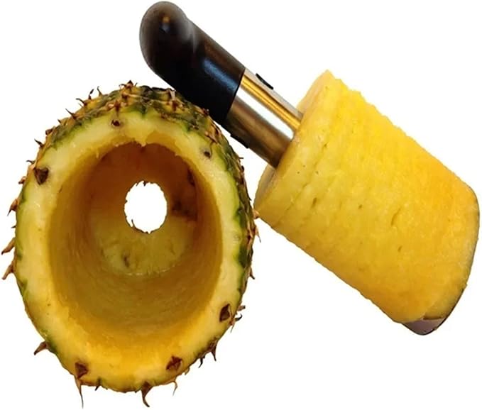 yongduogongsi Pineapple Slicer Peeler Cutter Stainless Steel Kitchen Fruit Tools Cooking Tools Kitchen Accessories Kitchen Gadgets(Green)