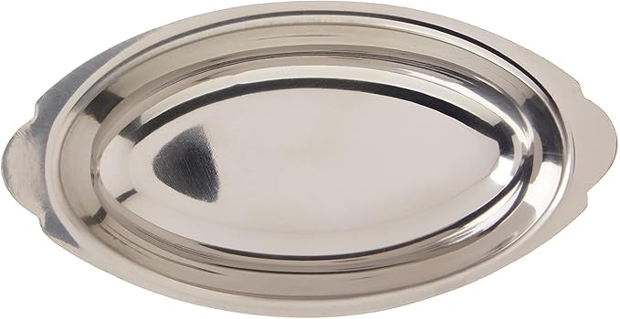 Soro Essentials- 12 oz. Stainless Steel Oval Au Gratin Dish Set of 2- Serving Dish for Individual Serving Casseroles Lasagna & Cobblers Table Serving Dishes Casserole Dishes Individual Gratin Dishes