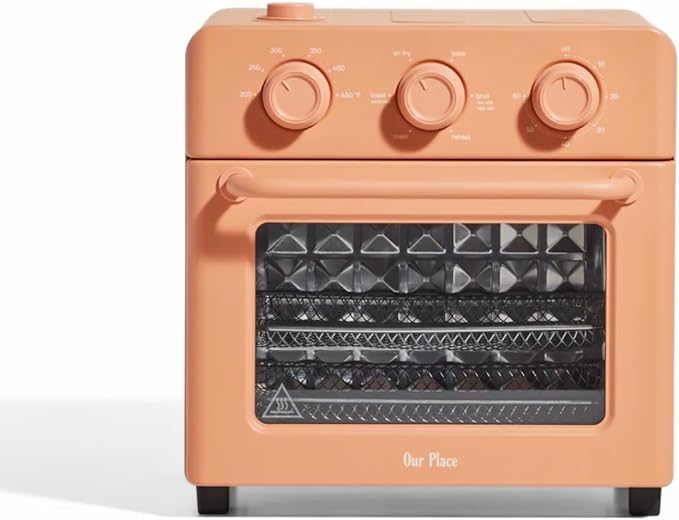 Our Place Wonder Oven | 6-in-1 Air Fryer & Toaster Oven with Steam Infusion | Compact, Countertop Friendly, Fast Preheat, Multifunctional | Air Fry, Toast, Roast, Bake, Reheat & Broil | Spice