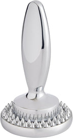 HIC Kitchen Dual Sided Meat Tenderizer Marinating Prep Tool, Chrome-Plated Zinc, 835 Grams, For Flattening Cutlets And Tenderizing Meat