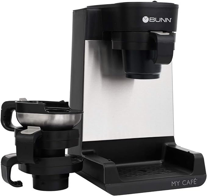 BUNN MCU My Cafe Single Cup Multi Use Coffee Brewer (Black/SST)