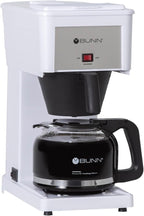 BUNN GRW Velocity Brew 10-Cup Home Coffee Brewer, White