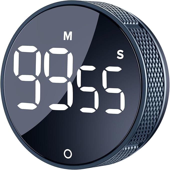 AVINIA Digital Kitchen Timers, Visual timers Large LED Display Magnetic Countdown Countup Timer for Classroom Cooking Fitness Baking Studying Teaching, Easy for Kids and Seniors