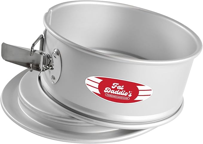 Fat Daddio's PSF-83 Anodized Aluminum Springform Pan, 8 x 3 Inch
