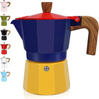 9 Cup Aluminum Espresso Stovetop Moka Pot Express Coffee Maker Percolator Italian Classic Mocha Coffee Machine for Italian and Cuban Cafe Brewing for Home & Camping 450ml 15oz