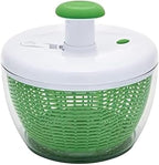 Farberware Easy to use pro Pump Spinner with Bowl, Colander and Built in draining System for Fresh, Crisp, Clean Salad and Produce, 6.6 quart, Green