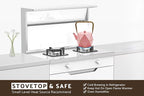 Toptier Cast Iron Teapot, Stovetop Safe Japanese Cast Iron Tea Kettle, Diamond Design Tea Pot with Removable Infuser for Loose Tea, 30 Ounce (900 ml), Pink