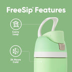 Owala Star Wars FreeSip Insulated Stainless Steel Water Bottle with Straw for Sports and Travel, BPA-Free, 24-Ounce, Stronger Than You Think