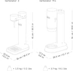aarke - Carbonator III Premium Carbonator-Sparkling & Seltzer Water Maker-Soda Maker with PET Bottle (Stainless Steel)