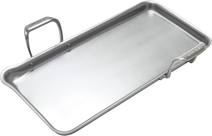 Chantal Stainless Steel Griddle, 19" x 9.5" (Brushed Stainless Steel)