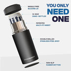 Frost Buddy Universal Buddy Can Cooler - Fits All - For Regular 12 & 16 oz or Slim-Size Bottles - Insulated Double -Walled Stainless Steel (All white)