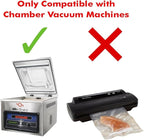 UltraSource - Chamber Machine Pouches 3 Mil Thickness, 12" x 14", Pack of 1000 Vacuum Chamber Pouches, BPA-Free Pre-Cut Chamber Vacuum Sealer Bags with tear notch