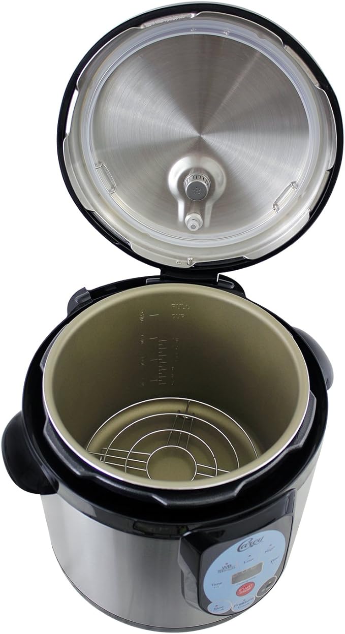 CAREY DPC-9SS Smart Electric Pressure Cooker and Canner, Stainless Steel, 9.5 Qt