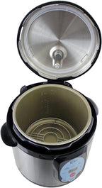 CAREY DPC-9SS Smart Electric Pressure Cooker and Canner, Stainless Steel, 9.5 Qt