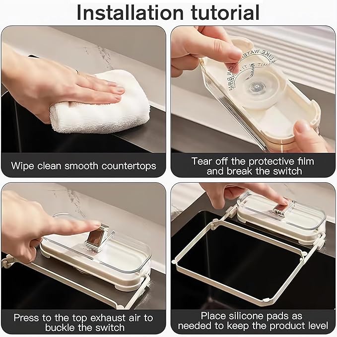 Sink Drain Strainer 2025 New Suction Cup Sink Kitchen Net Strainer Colander Collapsible Corner Sink Strainer Over for Food Waste Filtering Kitchen Leftover Have Mesh Bags (Black, Filter 100Pcs)