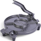 ALPHA LIVING Tortilla Press – 10 Inch Cast Iron Quesadilla Maker – Heavy Duty Empanada Maker Press – Cast Iron Tortilla Maker for Kitchen, Home Use