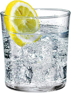 Bormioli Rocco Bodega Collection Glassware – Set Of 12 Medium 12 Ounce Drinking Glasses For Water, Beverages & Cocktails – 12oz Clear Tempered Glass Tumblers