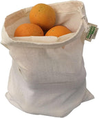Reusable Cloth Produce Bags - Organic Cotton Cloth Vegetable Bags - Reusable Bulk Sacks for Grocery and Produce - Flour Sack Cotton Muslin Vegetable Storage Sacks (2 XL, 2 L, 2 M, 2 S)