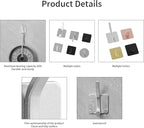 Paoli Heavy Duty Adhesive Hooks,Self-Adhesive Hooks Multiple Colors and Styles 30 lb Maximum Load for Home Schools and Offices (4pc, Gold)