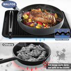 Walfos XXL Silicone Trivet 16 Inch and Trivets Mats 12 Inch, Trivets for Hot Pots and Pans, Heat Resistant Pot Holders Hot Pads for Kitchen Quartz Countertops, Hot Dishes, 3 Pack