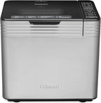 Cuisinart Bread Maker Machine, Stainless Steel Convection Bread Machine with 16 Menu Options, 3 Loaf Sizes Up to 2 Lb., 3 Crust Colors, Includes Measuring Cup, Spoon & Kneading Hook, CBK-210