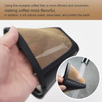 Reusable Coffee Filters for Ninja Dual Brew Coffee Maker, 2 Pack Permanent Coffee Filter #4 Replacement Compatible with Ninja Cuisinart Coffee Maker Filter