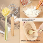 Banneton Bread Proofing Basket - Sourdough Starter Kit Banneton Sourdough Proofing Basket Set of 2, Sourdough Bread Baking Supplies for Making Baking Fermentation (10" Oval Set of 2, 6 Accessories)
