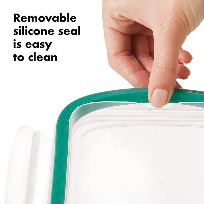 OXO Good Grips 3.5 Cup Smart Seal Airtight Glass Rectangle Food Storage Container