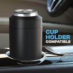 Frost Buddy Universal Can Cooler - Fits All - For Regular 12 & 16 oz or Slim-Size Bottles - Insulated Double-Walled Stainless Steel (Gunmetal Glory)