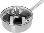 Demeyere Resto 18/10 Stainless Steel Stovetop Egg Poacher Set, 4 Removable Cups, Induction Compatible, Dishwasher Safe