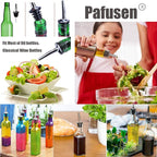 10 Pack Liquor Pour Spout, Liquor Bottle Pourers, Pour Spouts for Liquor Bottles with Dust Caps Seal Covers, Bar Tool, Hygienic, Dishwasher Safe