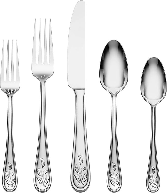 Lenox 896753 Holiday 65-Piece Flatware Set
