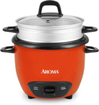 AROMA® 3-Cup (UnCooked) / 1.5Qt / 6-Cup Cooked Rice & Grain Cooker (ARC-743-1NGOR)