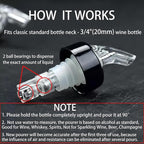 3 Pack Measured Liquor Pour Spout, Liquor Bottle Pourers, Measure Pour Spout for Liquor Bottles, Bottle Pourers for Alcohol, Shot Pourer Cocktail Liquor Dispenser Bar Bartending Tool -1oz/30ml