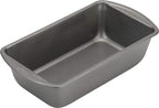 GoodCook Nonstick Loaf Pan Heavy-Duty Steel Bakeware with Easy-Clean Non-Stick Coating, Oven & Dishwasher Safe Pan, 9 x 5-Inch, Gray