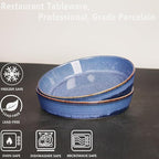 Porcelain Au Gratin Dishes,Baking Dish microwave & Oven Safe, Casserole Dishes, Gratin Dishes Set for Lasagna & Cobblers, 17 oz 7.9 INCH