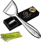 Vegetable Peeler, Premium Stainless Steel Potato Peeler, High Tensile Ultra Sharp Blade Fruit and Food Slicer, Y Shaped with Ergonomic Non-Slip Handle, Dishwasher Safe with 5 Years Warranty