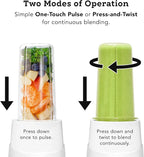 Tribest PB-430GY-A Personal Blender II, Mason Jar Ready Personal Blender with Mason Jar Mug, Gray