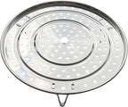 Steamer Rack, 11.81" / 30cm 304 Stainless Steel Removable Legs Multifunction Steaming Stand Holder Rack for Steamer Pot Pans
